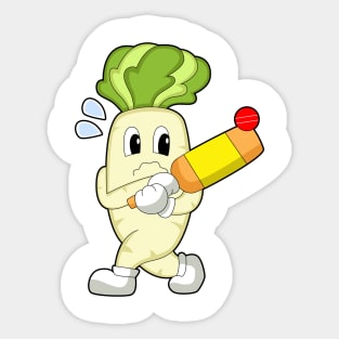 Radish Cricket Cricket bat Sticker